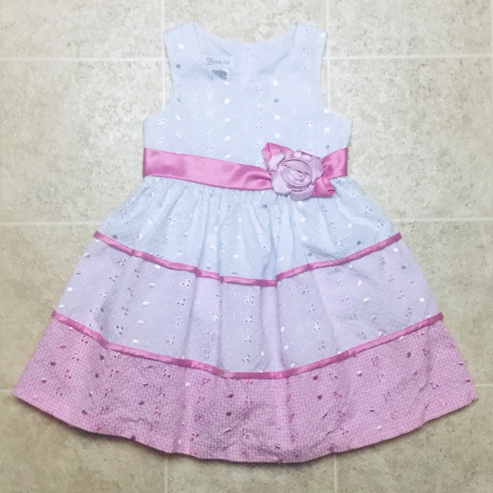 ⭐️ GIRLS “BONNIE JEAN” EYELET DRESS ⭐️